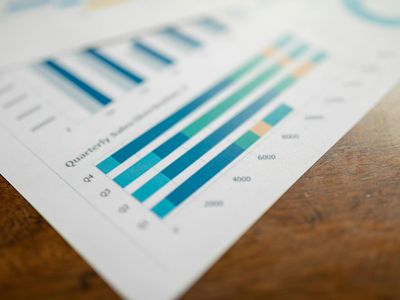 Real-time stock market monitoring interface with charts